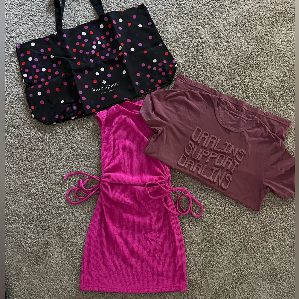 Kate Spade Light Tote, SHEIN Dress Bundle